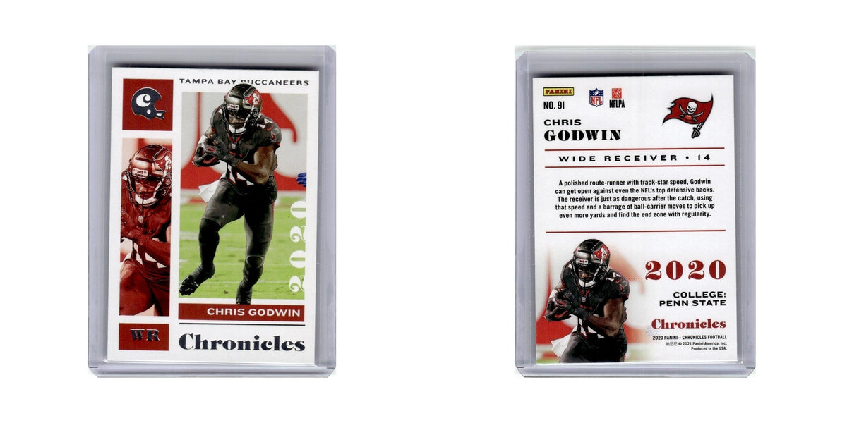 Chris Godwin 2020 Panini Chronicles #91 Tampa Bay Buccaneers Football Card NM