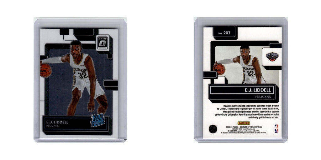 E.J. Liddell 2022 Donruss Optic Rated Rookie #207 New Orleans Pelicans NM
