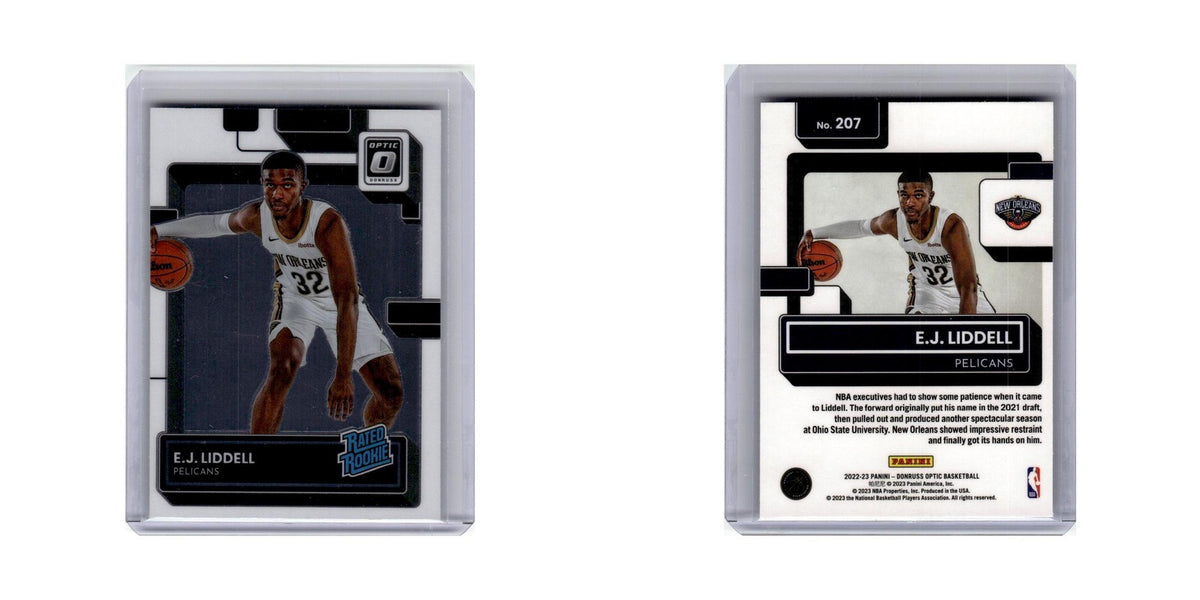 E.J. Liddell 2022 Donruss Optic Rated Rookie #207 New Orleans Pelicans NM