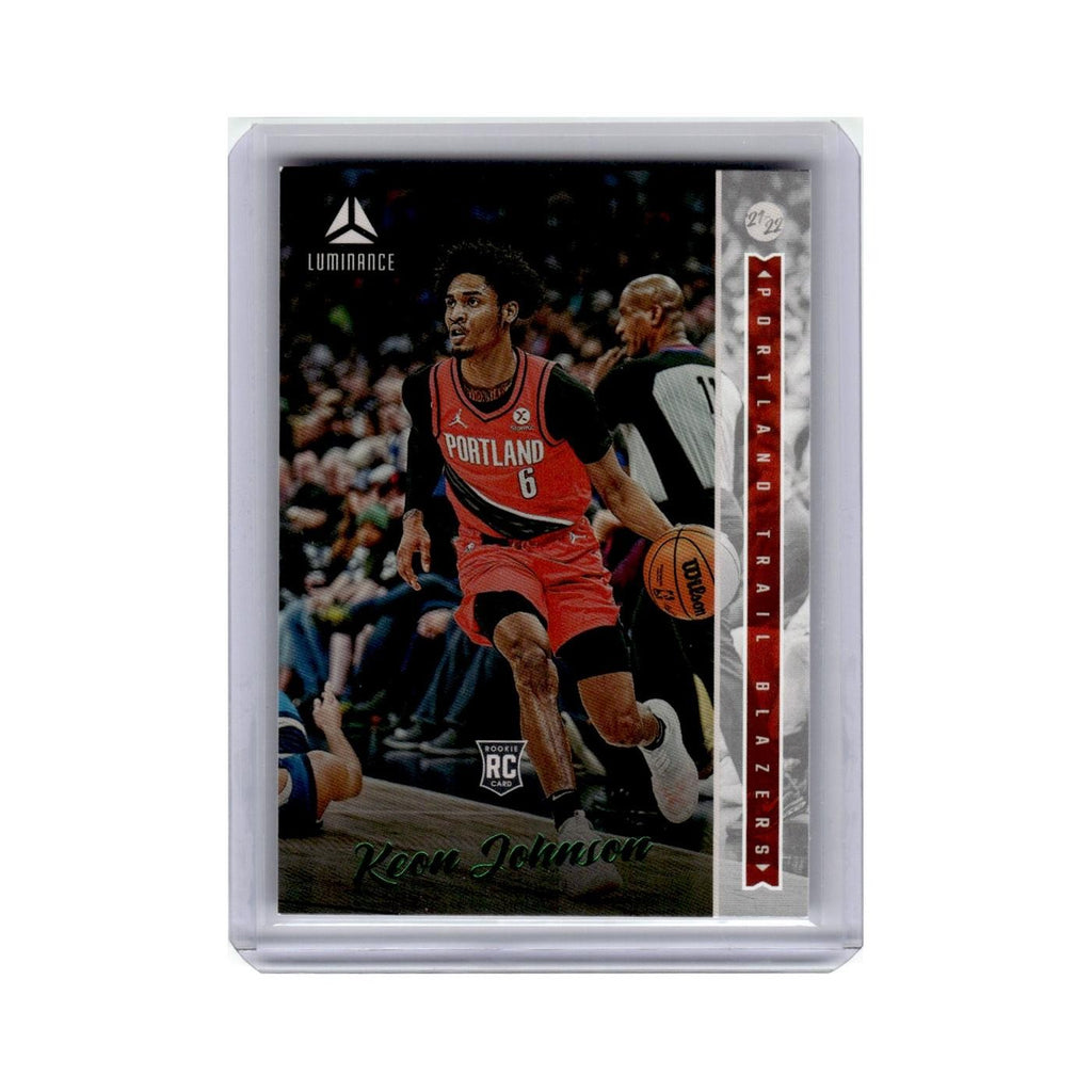 Keon Johnson Rookie 2021 Panini Chronicles Luminance #255 Blazers NM