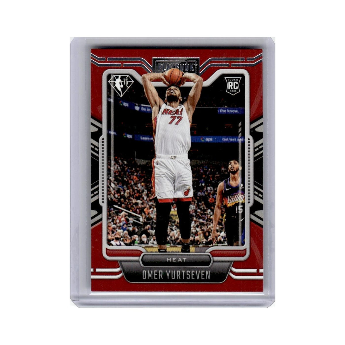 Omer Yurtseven Rookie 2021 Panini Chronicles Playbook #283 Miami Heat NM