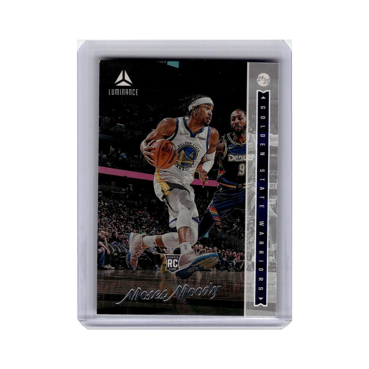 Moses Moody Rookie 2021 Panini Chronicles Luminance #261 NM
