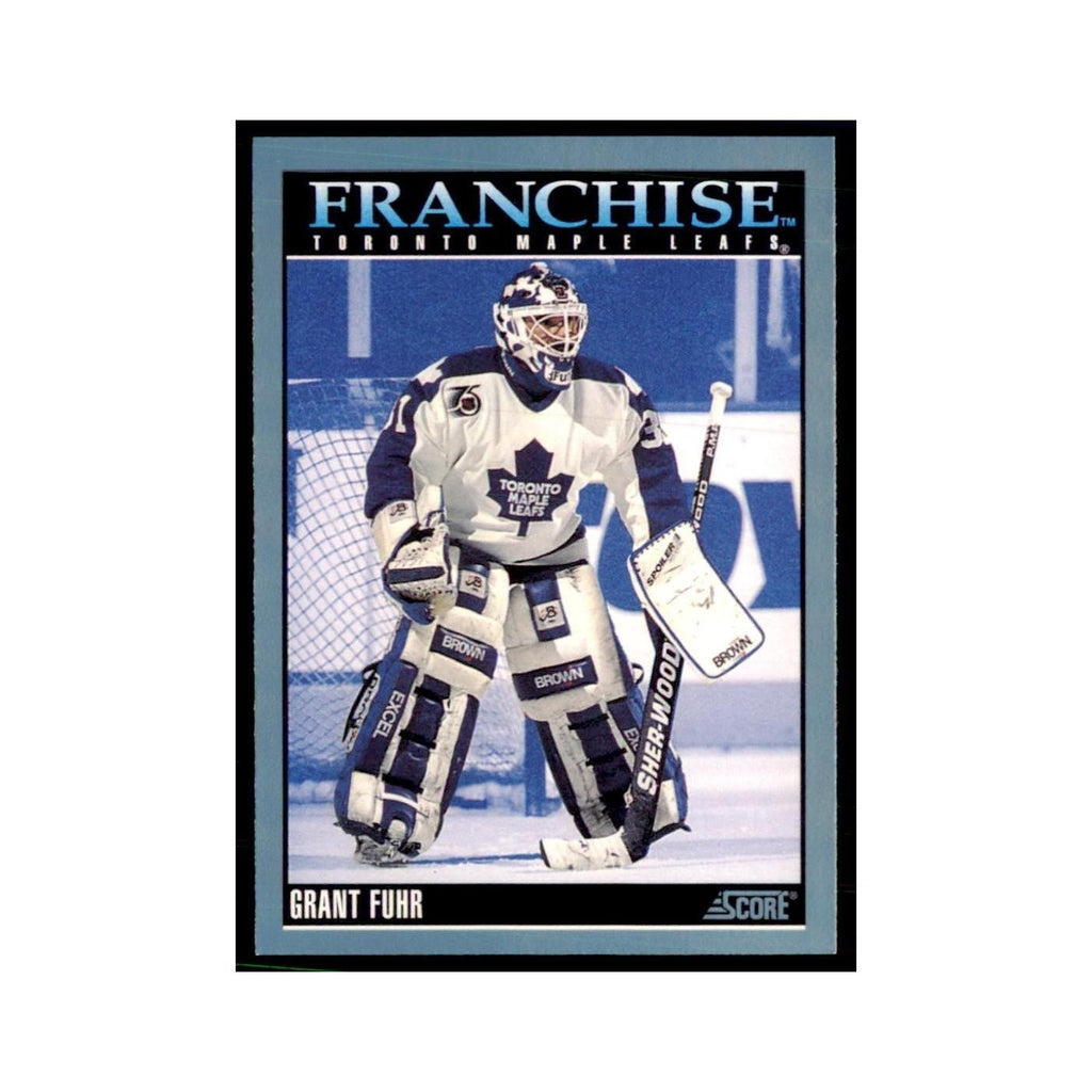 1992 Score Canadian Grant Fuhr Toronto Maple Leafs #437