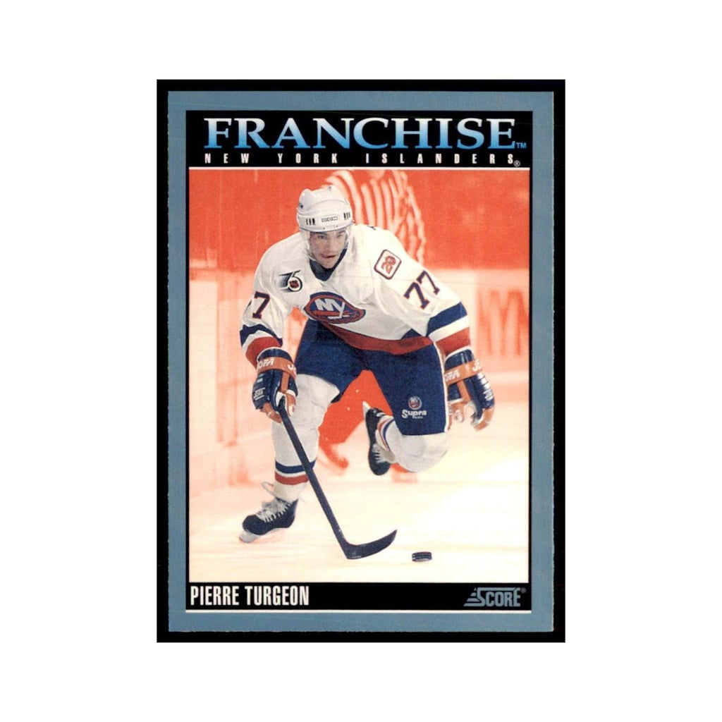 1992 Score Canadian Pierre Turgeon New York Islanders #430
