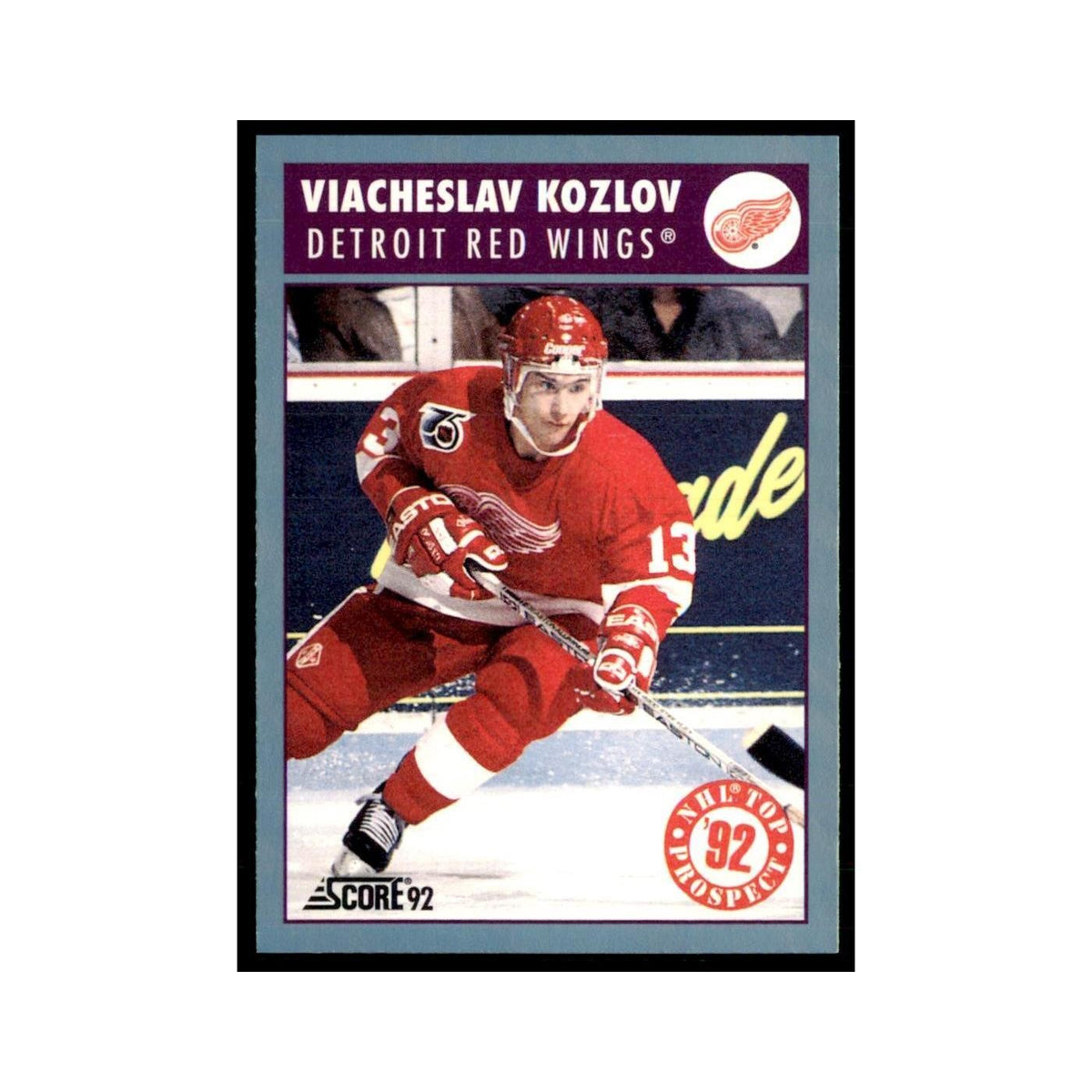 1992 Score Canadian Viacheslav Kozlov RC Detroit Red Wings #473