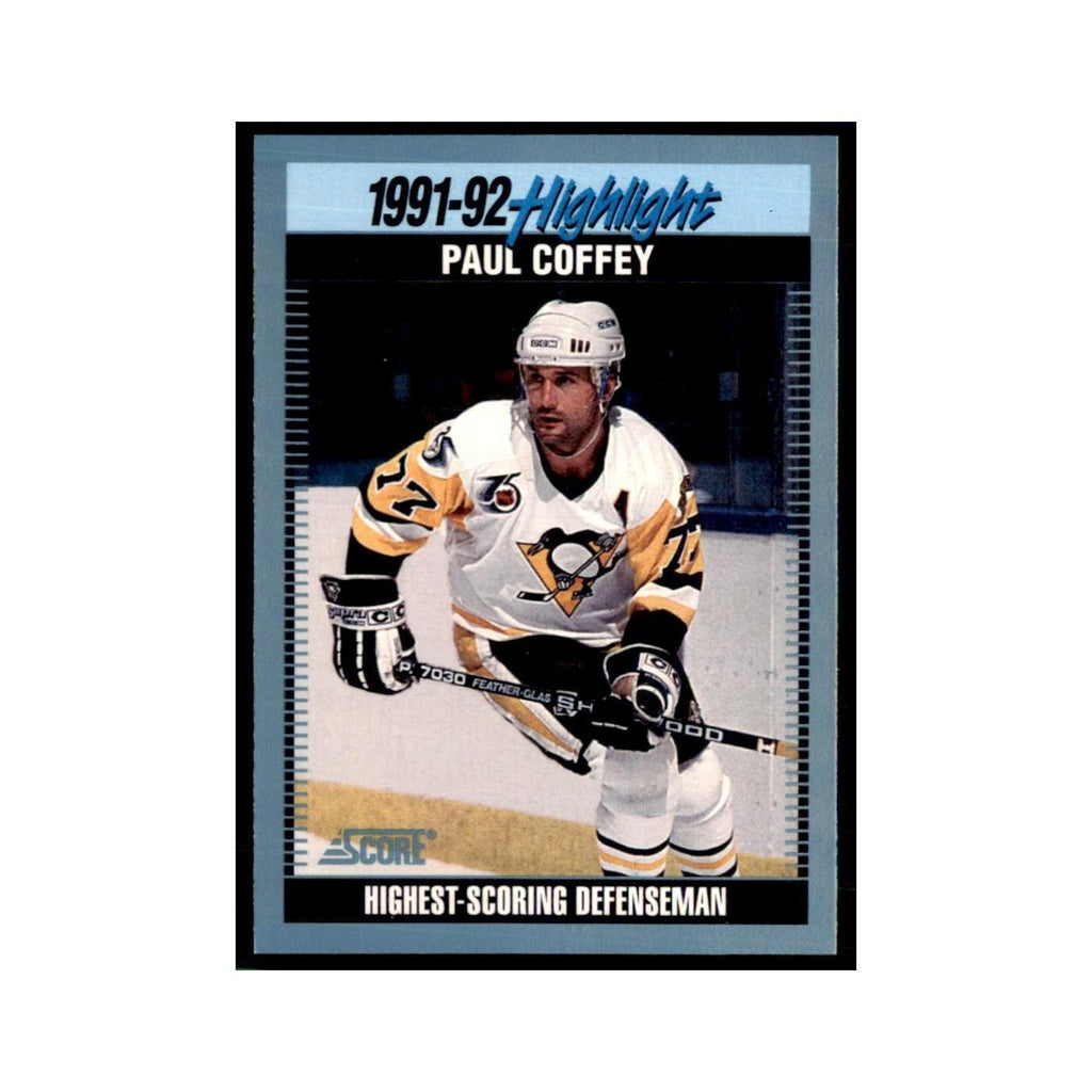 1992 Score Canadian Paul Coffey Pittsburgh Penguins #441