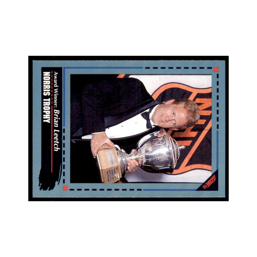 1992 Score Canadian Brian Leetch New York Rangers #522