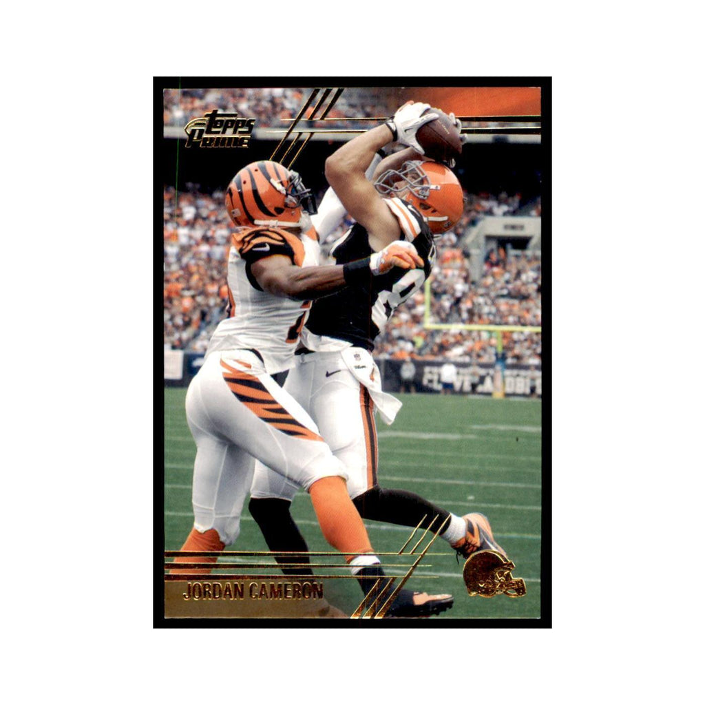 2014 Topps Prime Gold Jordan Cameron Football Cards #69