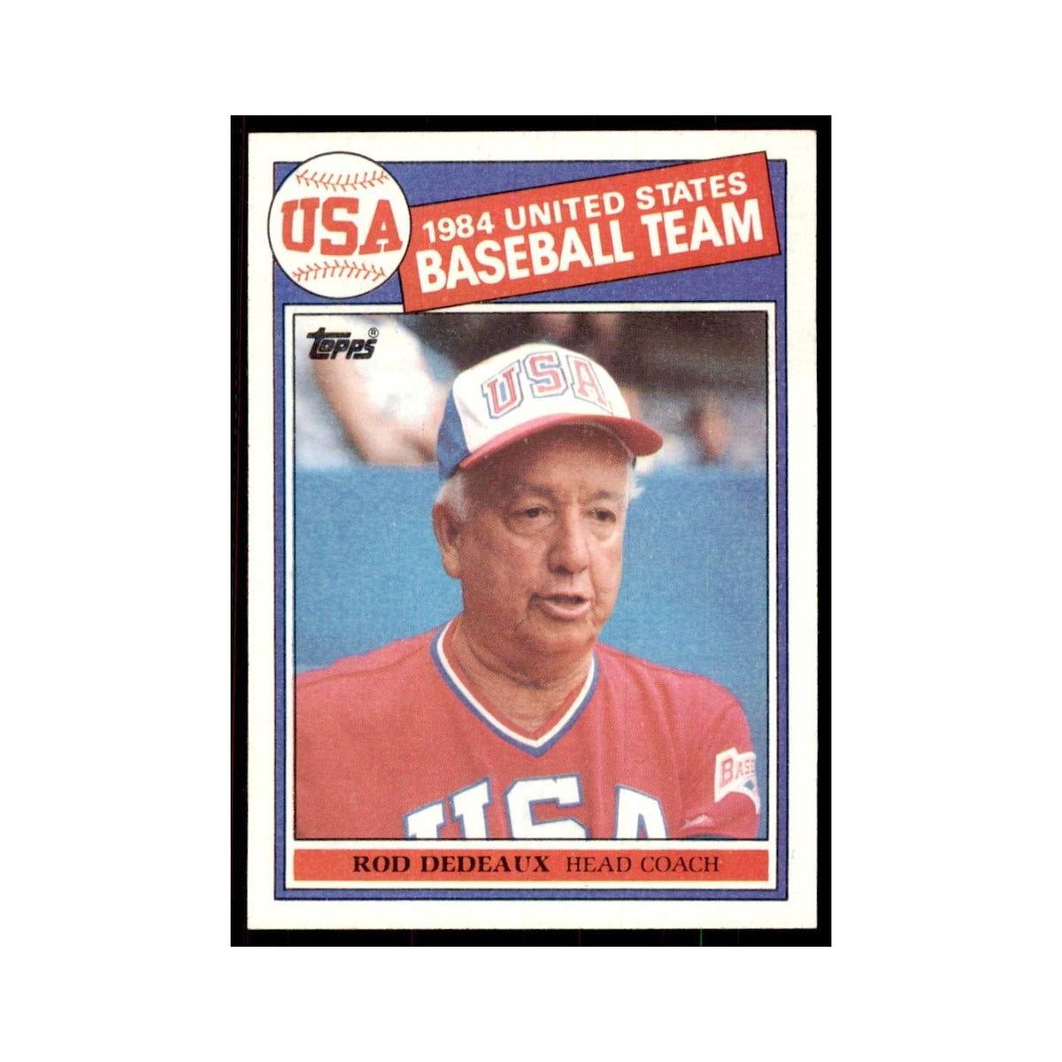 1985 Topps Rod Dedeaux Baseball Cards #389