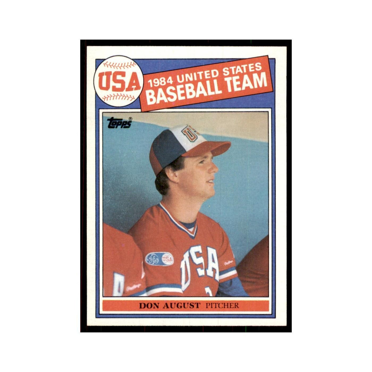 1985 Topps Don August Baseball Cards #392