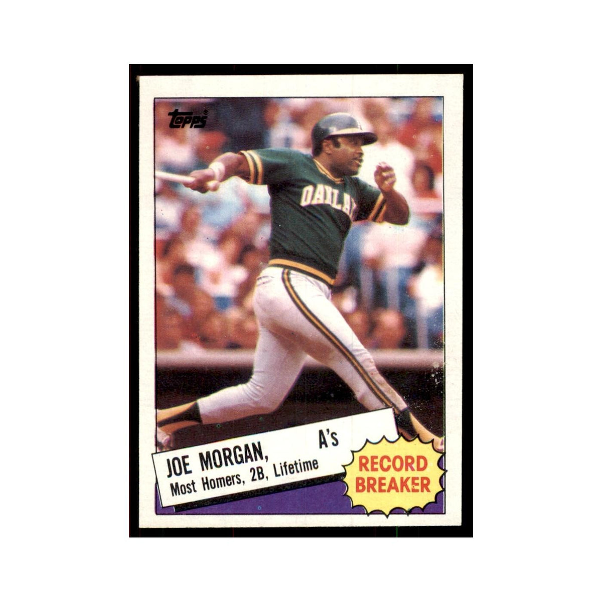 1985 Topps Joe Morgan Baseball Cards #5