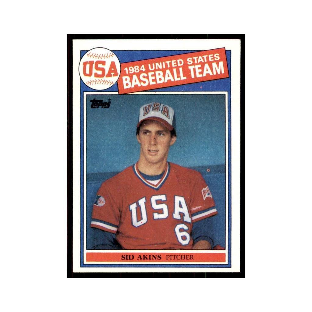 1985 Topps Sid Akins Baseball Cards #390