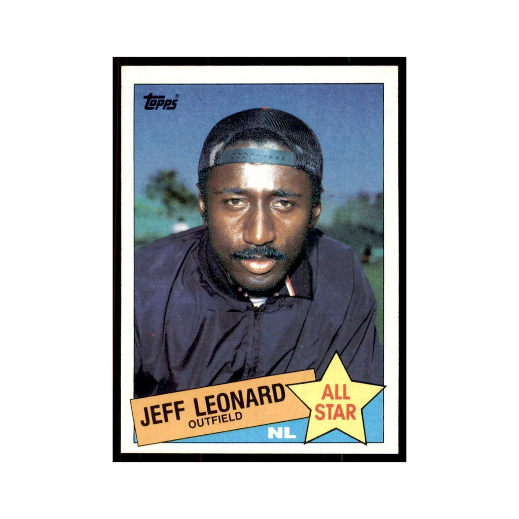 1985 Topps Jeff Leonard Baseball Cards #718