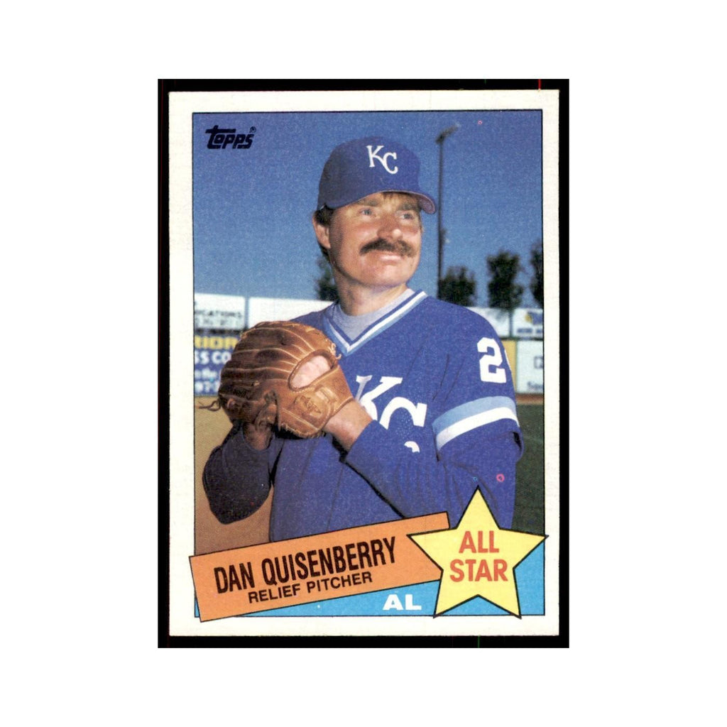 1985 Topps Dan Quisenberry Baseball Cards #711