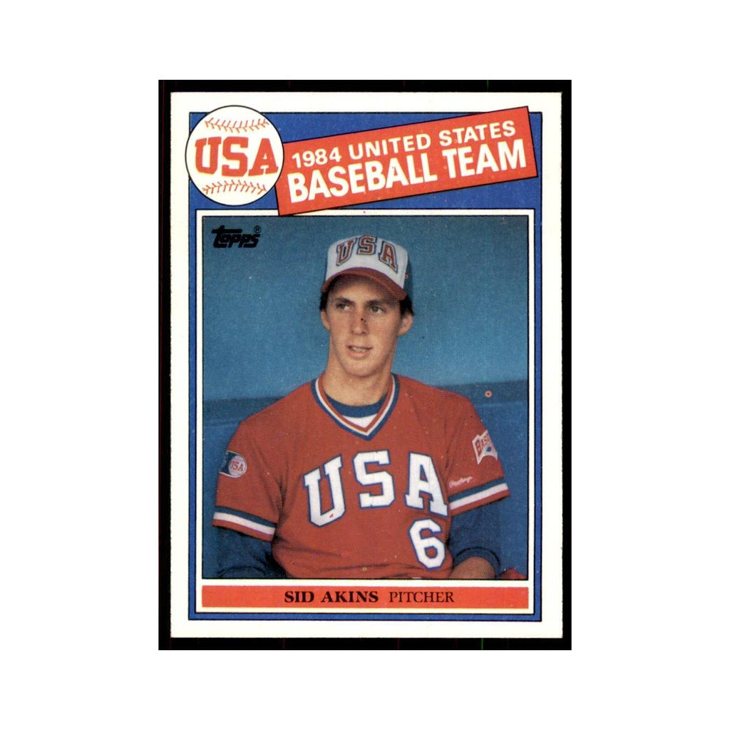 1985 Topps Sid Akins Baseball Cards #390