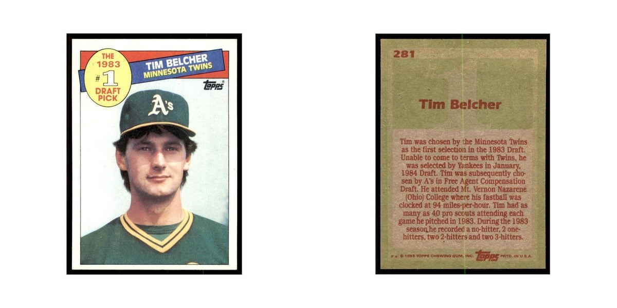 1985 Topps Tim Belcher Baseball Cards #281