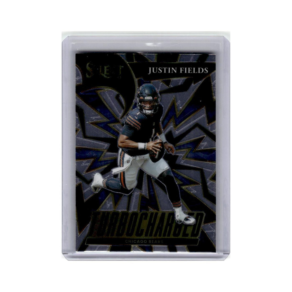 Justin Fields 2021 Panini Select Turbocharged #TUR-4 Chicago Bears NM