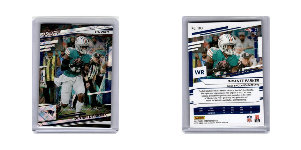 DeVante Parker 2022 Panini Prestige Xtra Points #183 New England Patriots NM