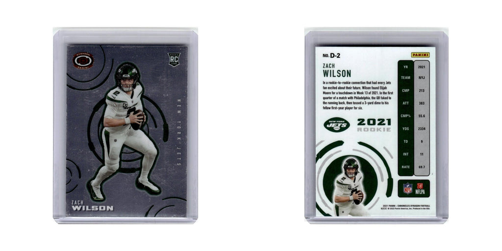 Zach Wilson Rookie 2021 Panini Chronicles Dynagon #D-2 New York Jets NM