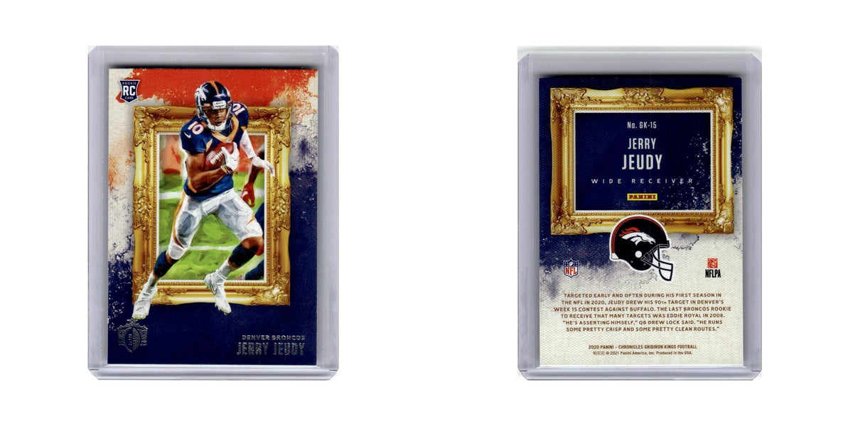 Jerry Jeudy Rookie 2020 Panini Chronicles Gridiron Kings #GK-15 Broncos NM