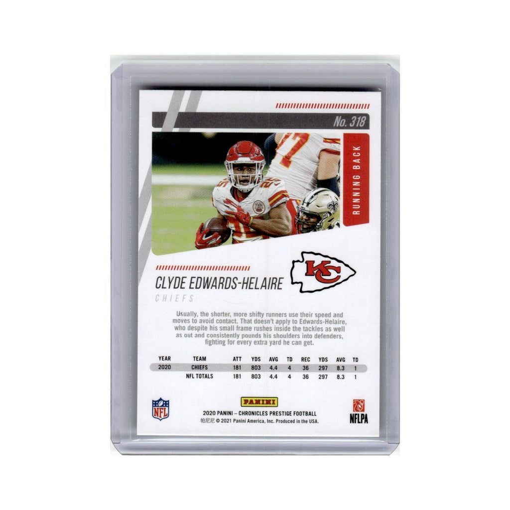 Clyde Edwards-Helaire Rookie 2020 Panini Chronicles Prestige #318 Chiefs NM