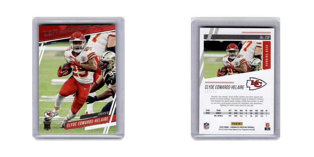 Clyde Edwards-Helaire Rookie 2020 Panini Chronicles Prestige #318 Chiefs NM