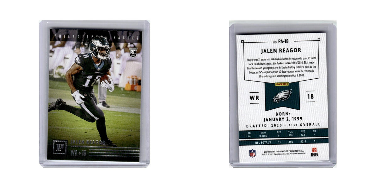 Jalen Reagor Rookie 2020 Panini Chronicles #PA-18 Philadelphia Eagles NM