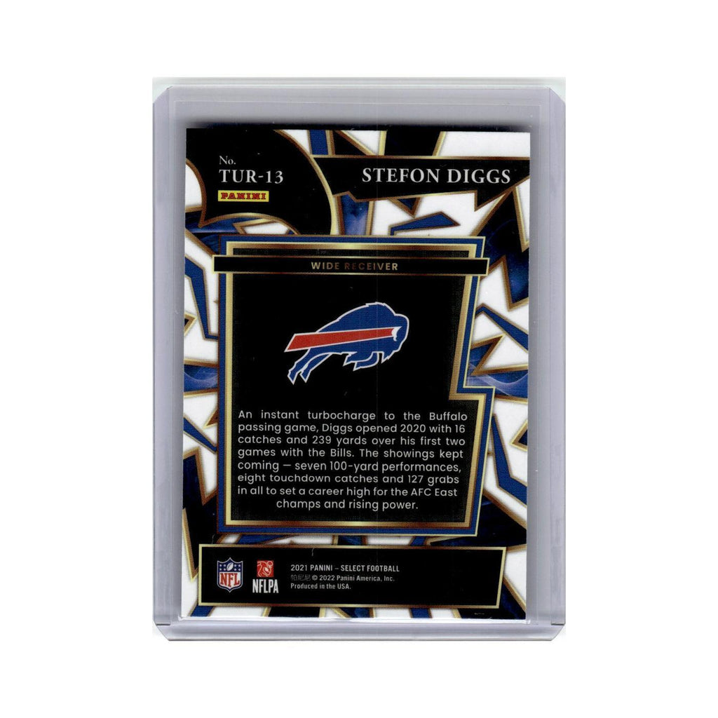 Stefon Diggs 2021 Panini Select Turbocharged #TUR-13 Buffalo Bills NM
