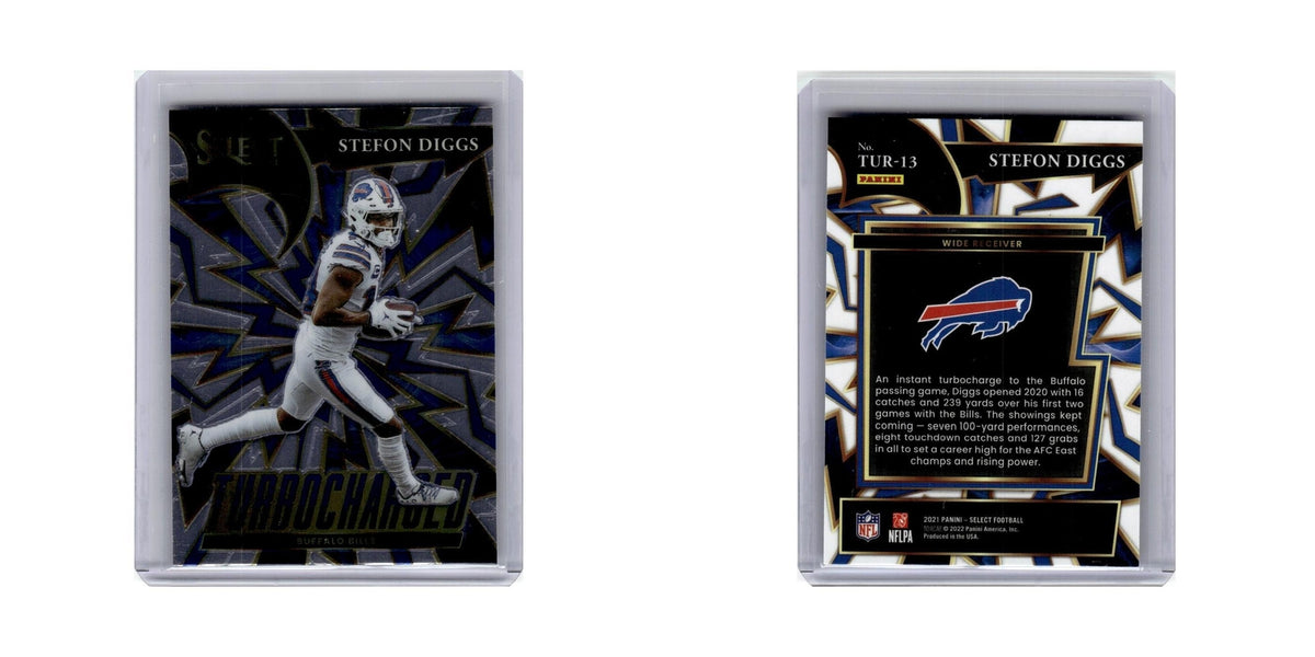 Stefon Diggs 2021 Panini Select Turbocharged #TUR-13 Buffalo Bills NM