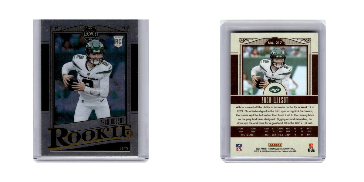 Zach Wilson Rookie 2021 Panini Chronicles Legacy #217 New York Jets NM