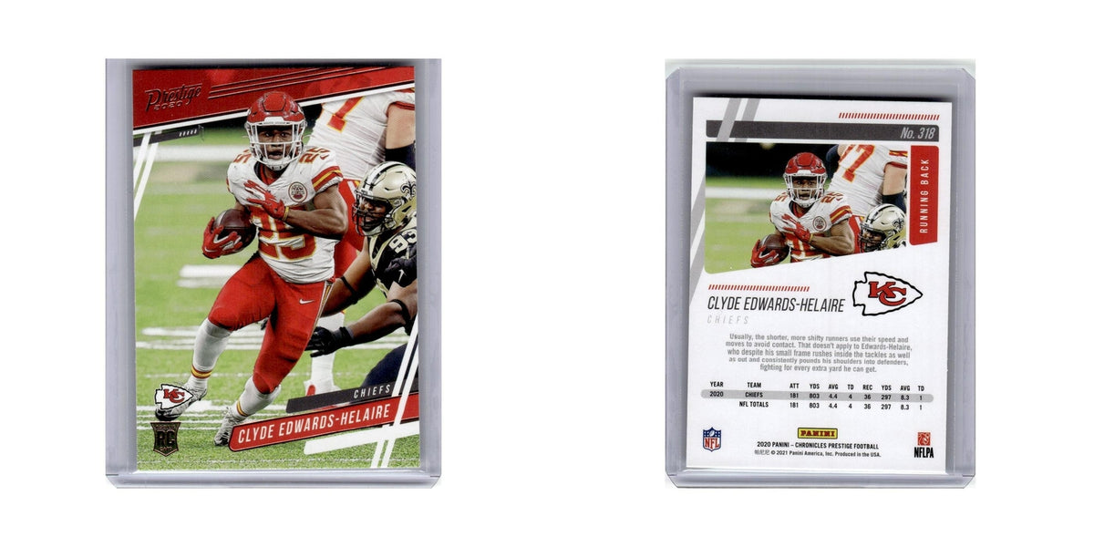 Clyde Edwards-Helaire Rookie 2020 Panini Chronicles Prestige #318 Chiefs NM