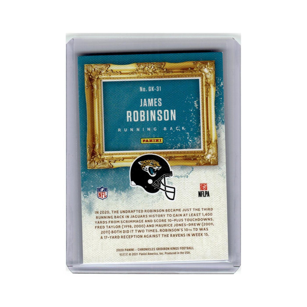 James Robinson Rookie 2020 Panini Chronicles Gridiron Kings #GK-31 Jaguars NM