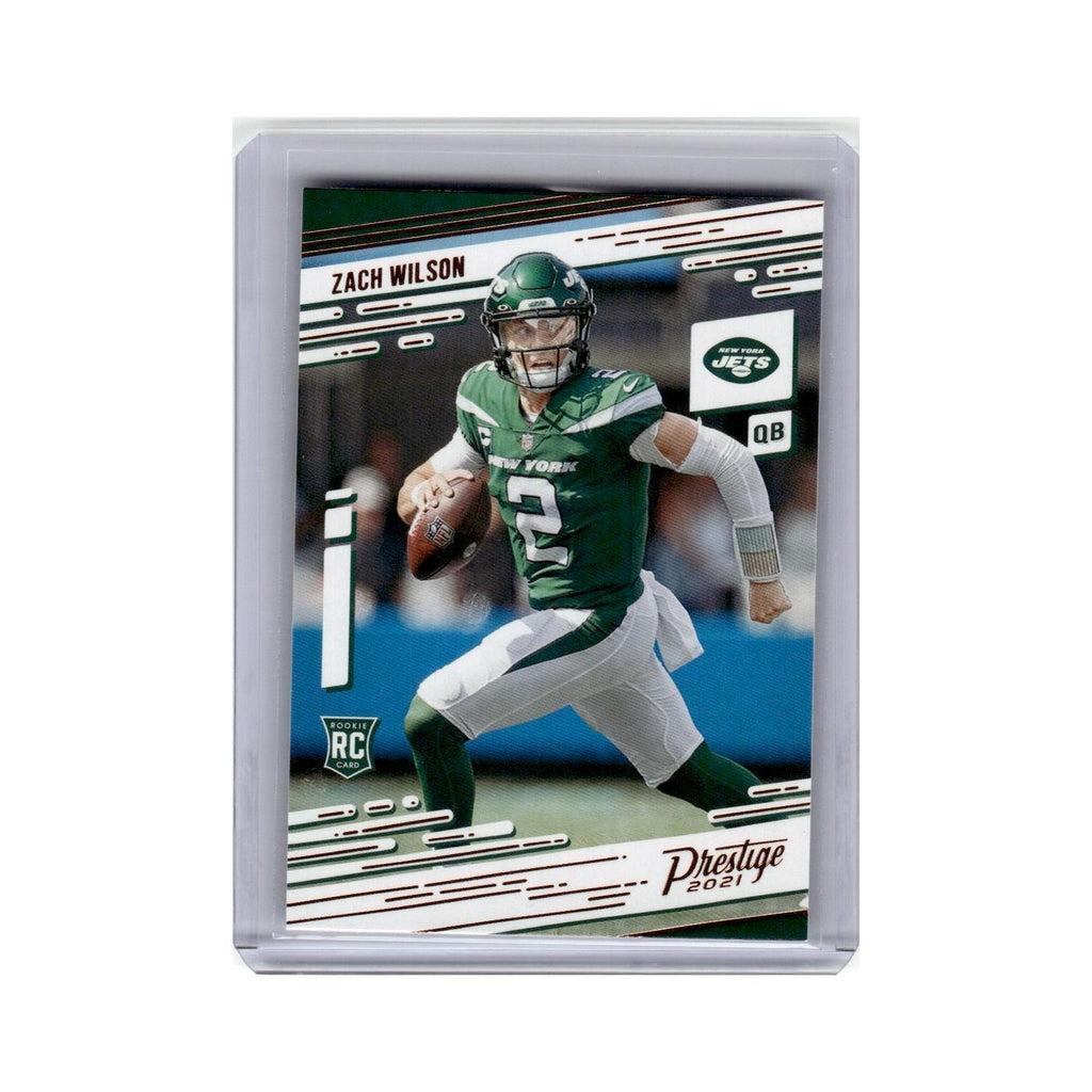 Zach Wilson Rookie 2021 Panini Chronicles Prestige #202 New York Jets NM