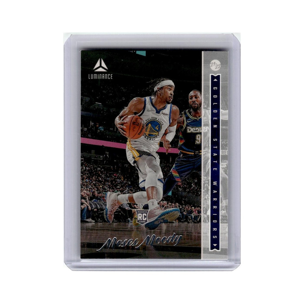 Moses Moody Rookie 2021 Panini Chronicles Luminance #261 NM