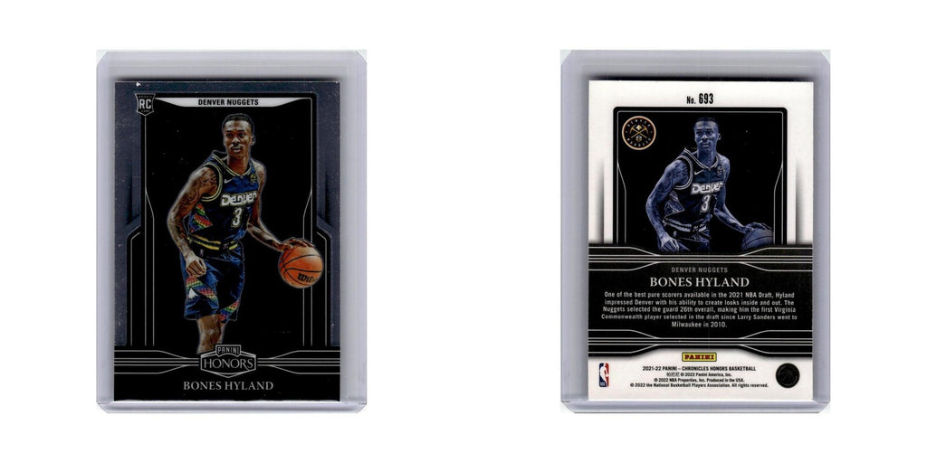 Bones Hyland Rookie 2021 Panini Chronicles Honors #693 Denver Nuggets NM