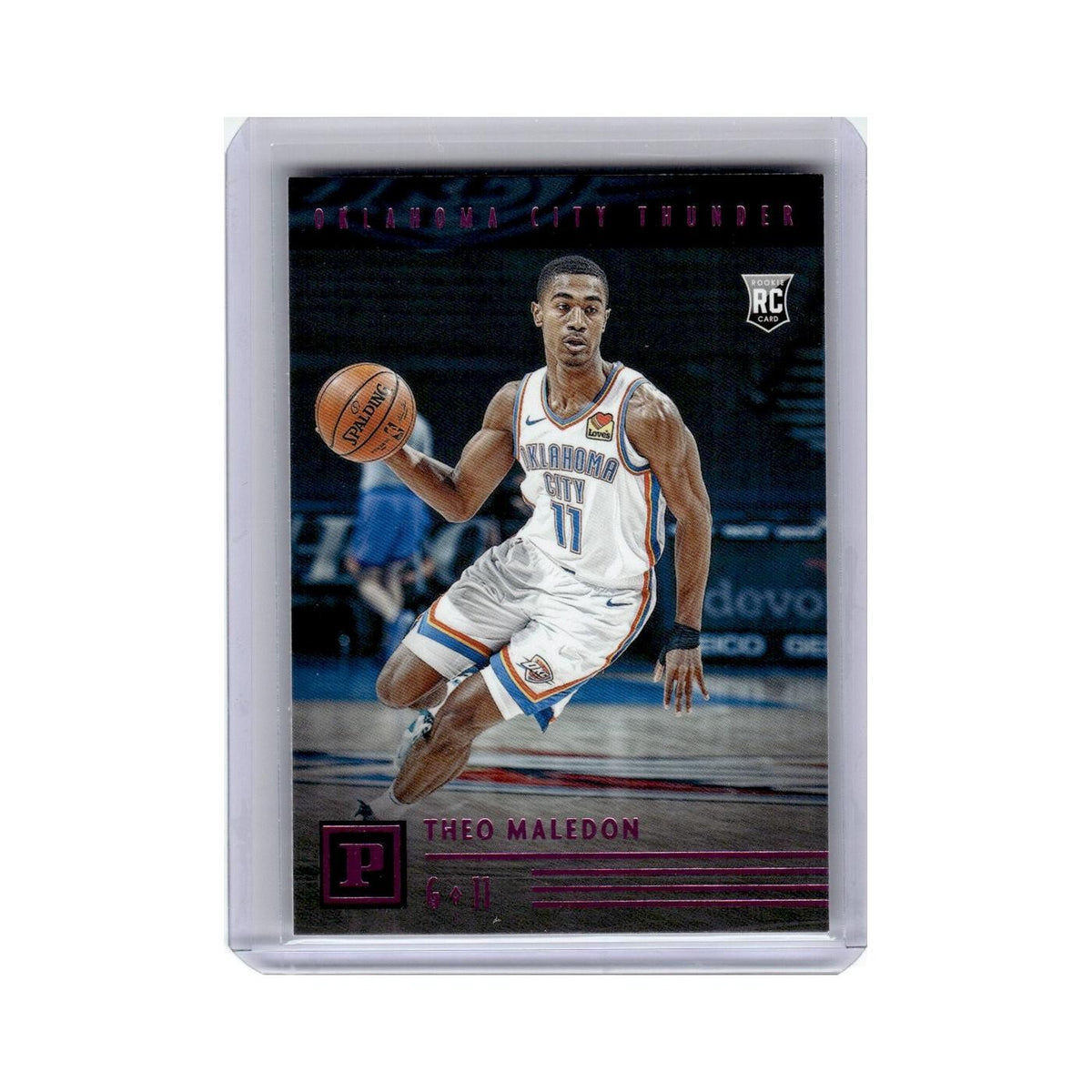 Theo Maledon Rookie 2020 Panini Chronicles Pink #128 Oklahoma City Thunder NM