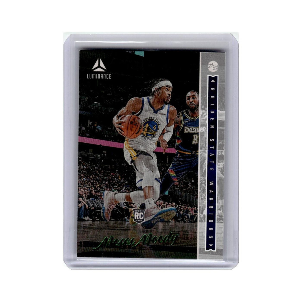 Moses Moody Rookie 2021 Panini Chronicles Luminance #261 NM