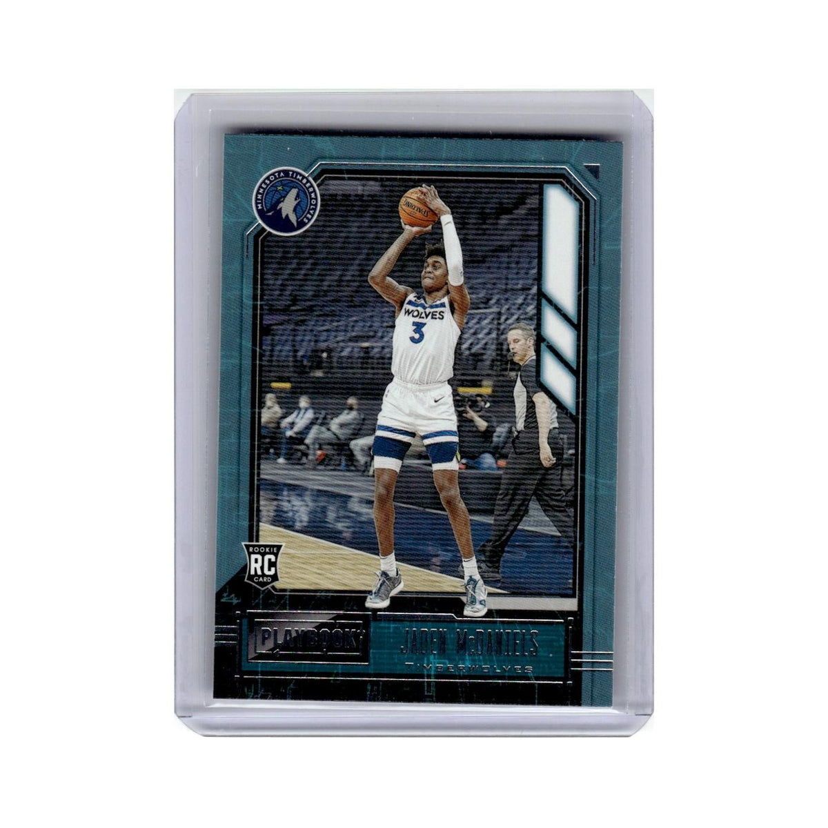 Jaden McDaniels Rookie 2020 Panini Chronicles Playbook #180 Timberwolves NM