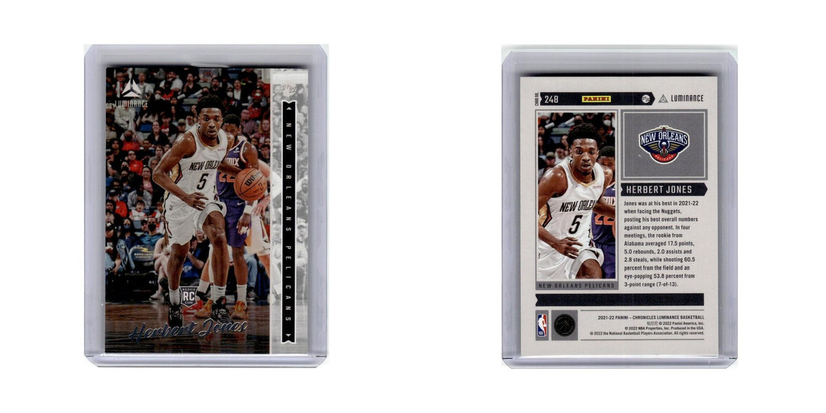 Herbert Jones Rookie 2021 Panini Chronicles Luminance #248 Pelicans NM