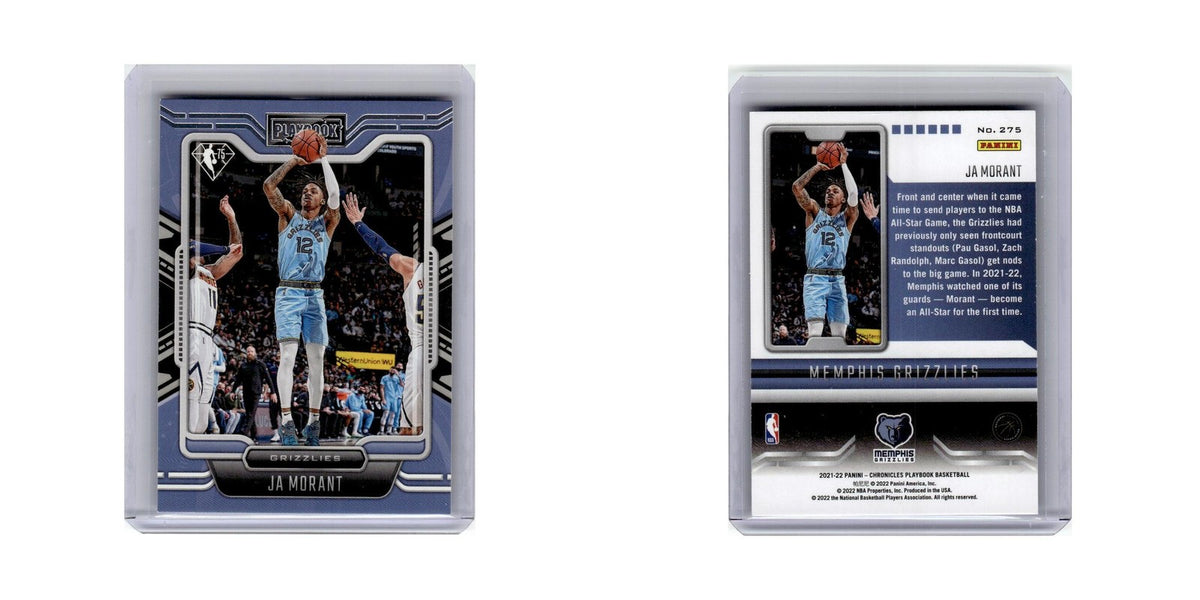 Ja Morant 2021 Panini Chronicles Playbook #275 Memphis Grizzlies NM