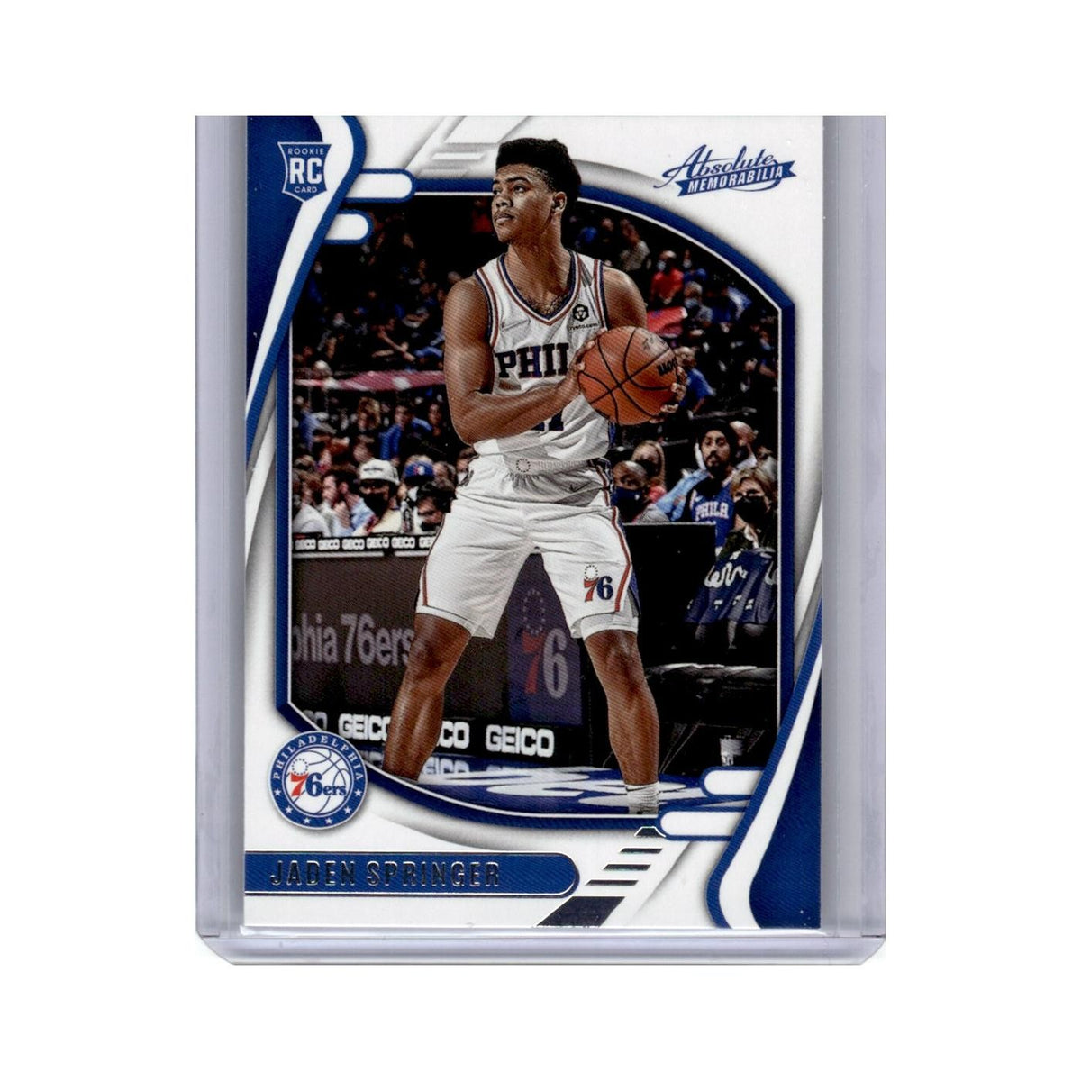 Jaden Springer Rookie 2021 Panini Chronicles Absolute #224 Philadelphia 76ers NM