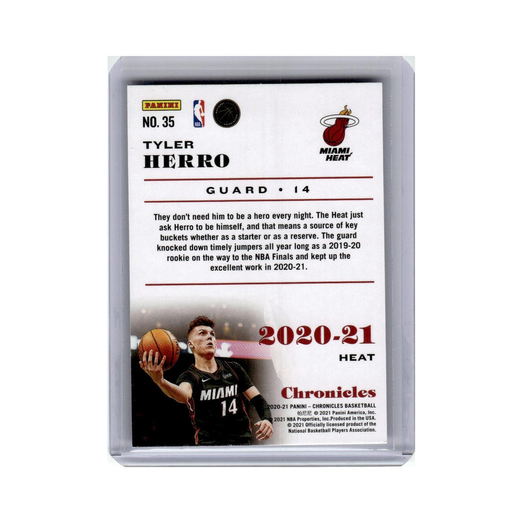Tyler Herro 2020 Panini Chronicles #35 Miami Heat Basketball Card NM