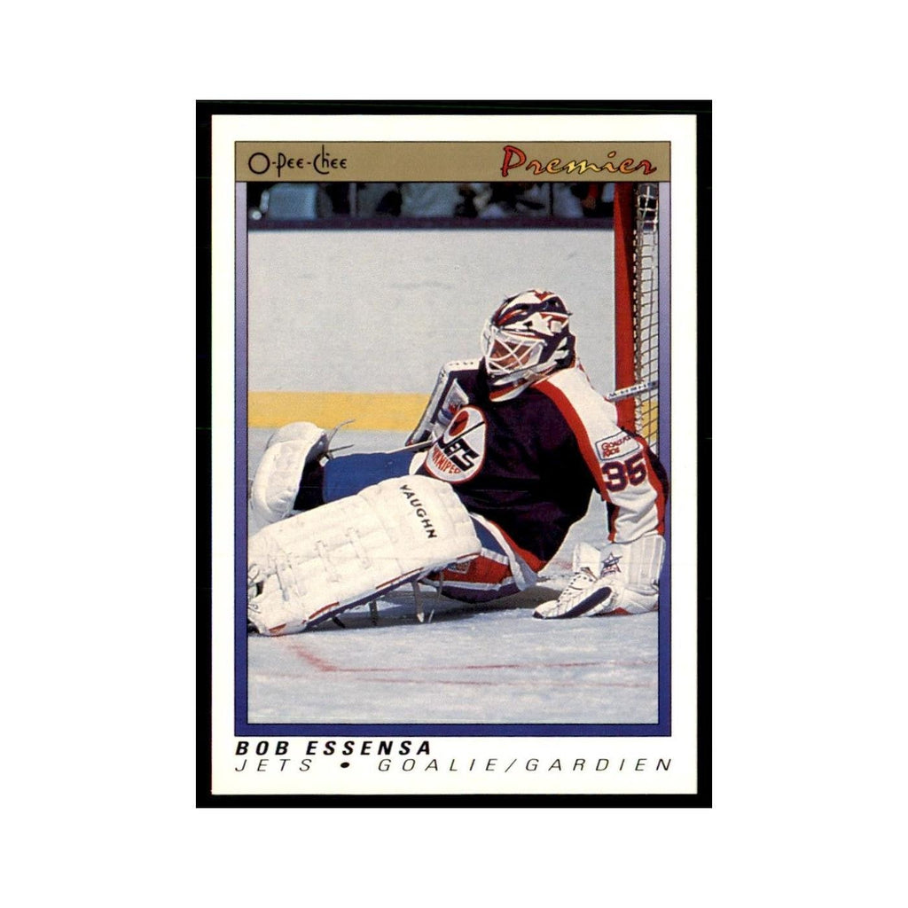 1990-91  O-Pee-Chee Premier Bob Essensa RC Winnipeg Jets #29