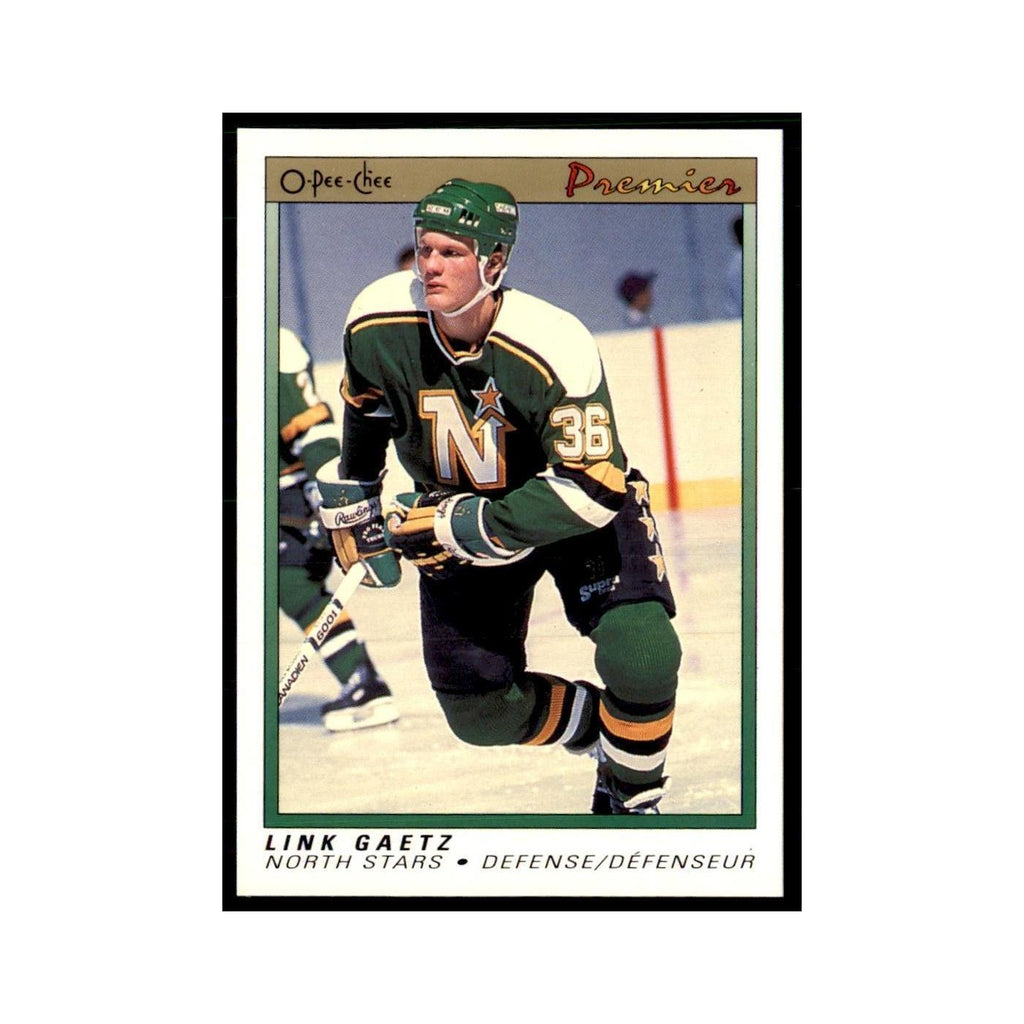 1990-91  O-Pee-Chee Premier Link Gaetz RC Minnesota North Stars #33