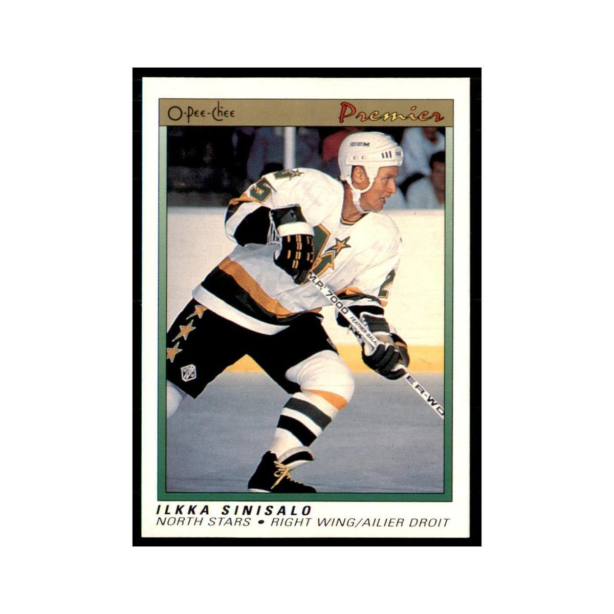 1990-91  O-Pee-Chee Premier Ilkka Sinisalo Minnesota North Stars #108