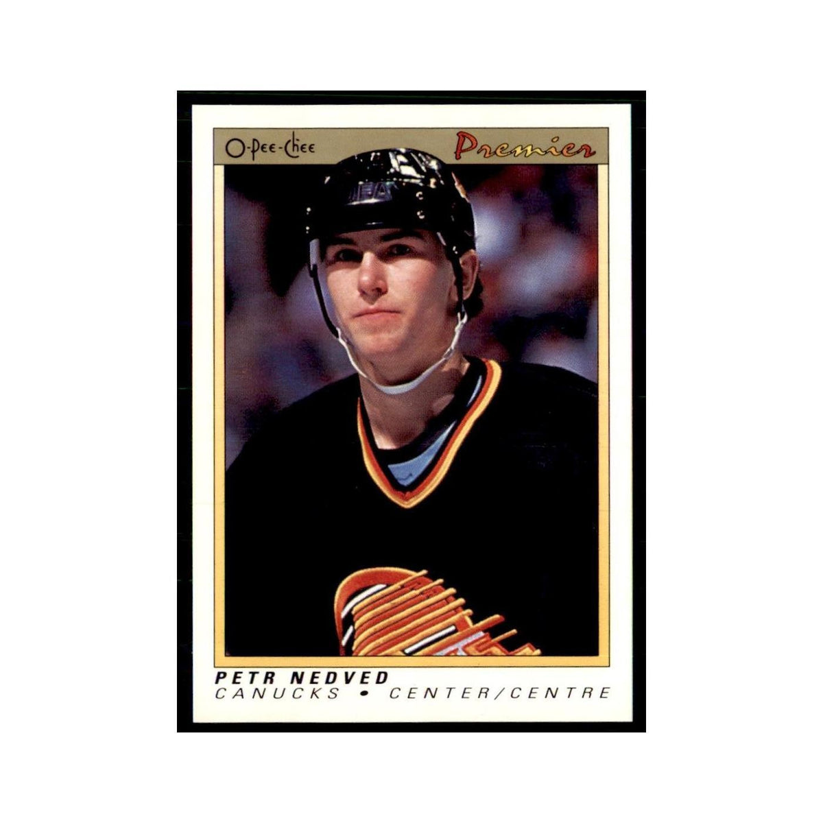 1990-91  O-Pee-Chee Premier Petr Nedved RC Vancouver Canucks #81