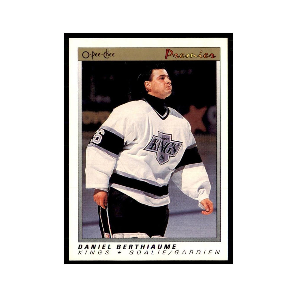 1990-91  O-Pee-Chee Premier Daniel Berthiaume Los Angeles Kings #5