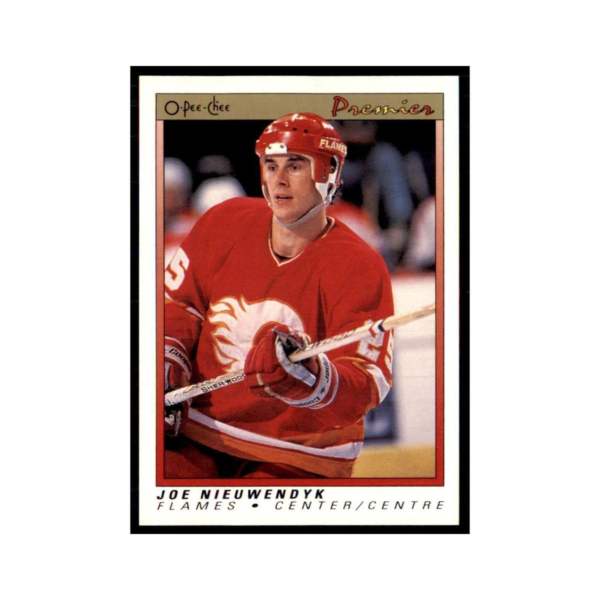 1990-91  O-Pee-Chee Premier Joe Nieuwendyk Calgary Flames #84