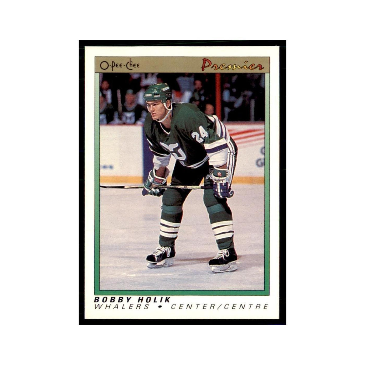 1990-91  O-Pee-Chee Premier Bobby Holik RC Hartford Whalers #43