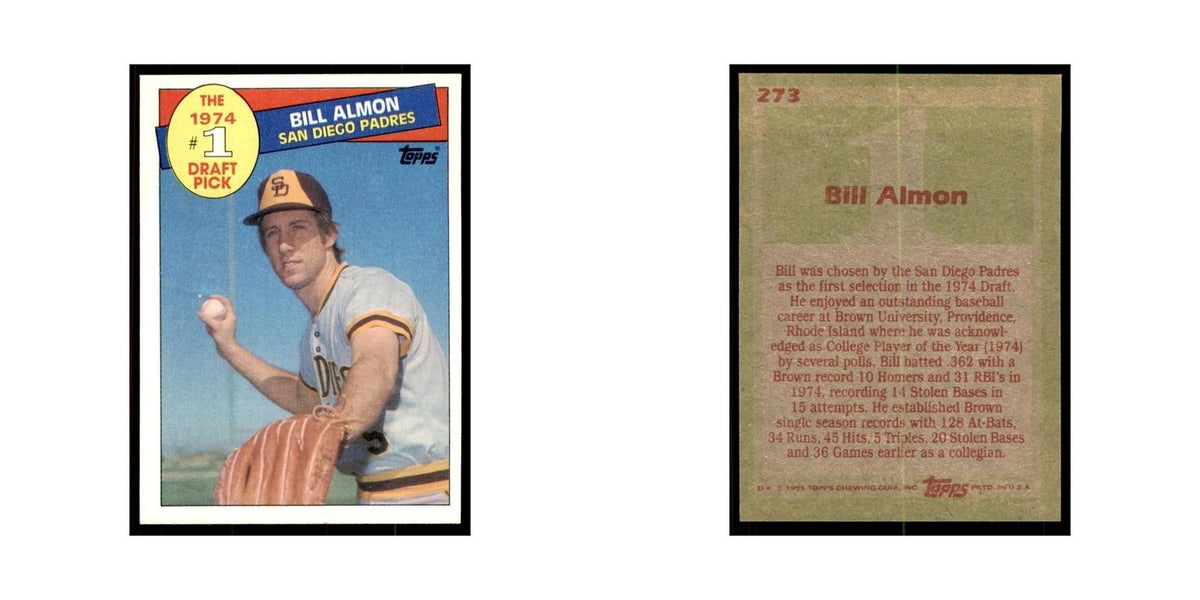 1985 Topps Bill Almon Baseball Cards #273